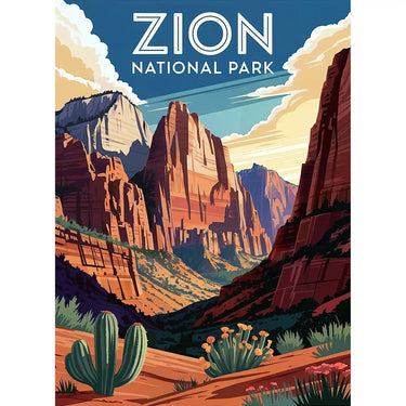 Zion National Park Puzzle Radiance by MakeYourPuzzles